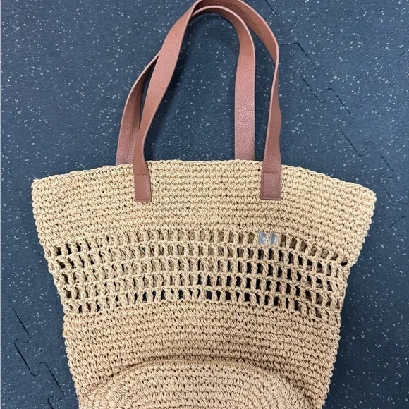 Banana Republic Raffia and Leather Tote - Picture 4 of 13